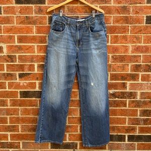 Distressed Jeans Boot Cut 34 x 32
